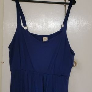 Dark blue maxi dress